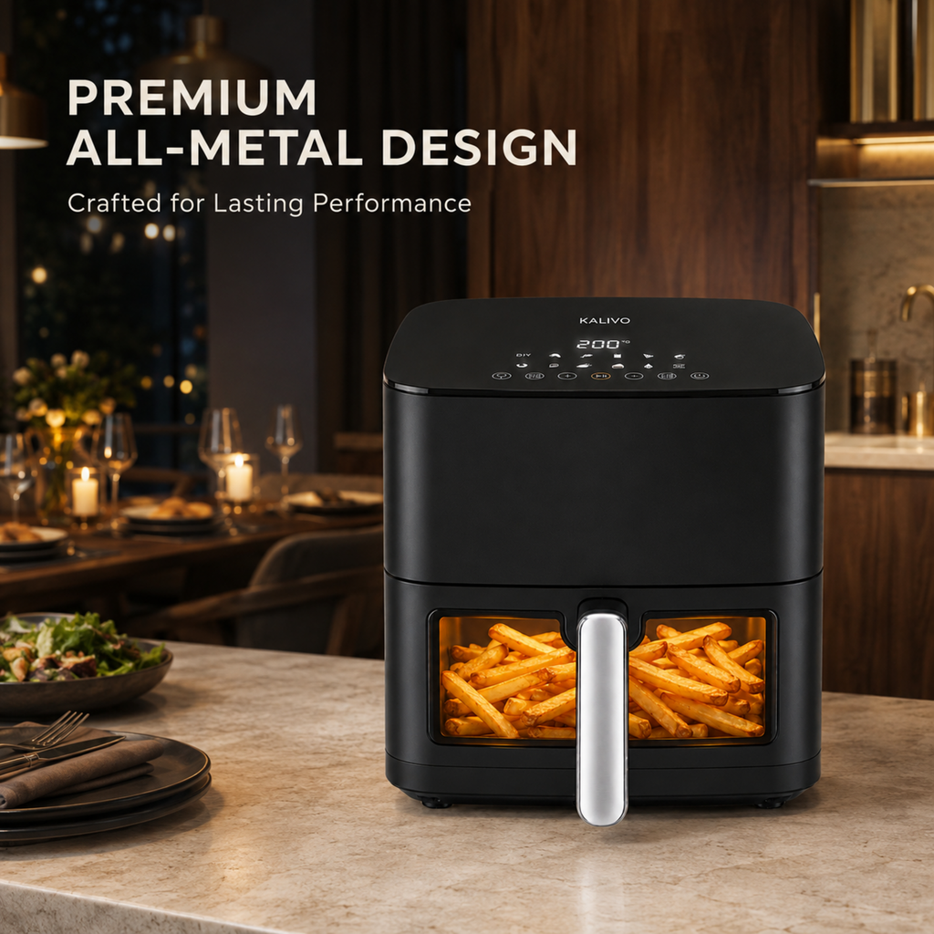 KALIVO TITAN 8L AIR FRYER DOUBLE HEATING